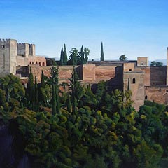 View over the Alhambra, Granada