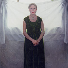Standing self-portrait
