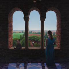 Girl in tower