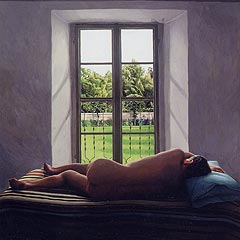 Reclining male nude