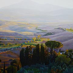 View over the Val D´Orcia